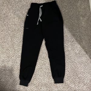 Black Zamora high waisted scrub pants